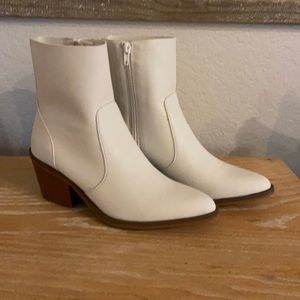 White booties